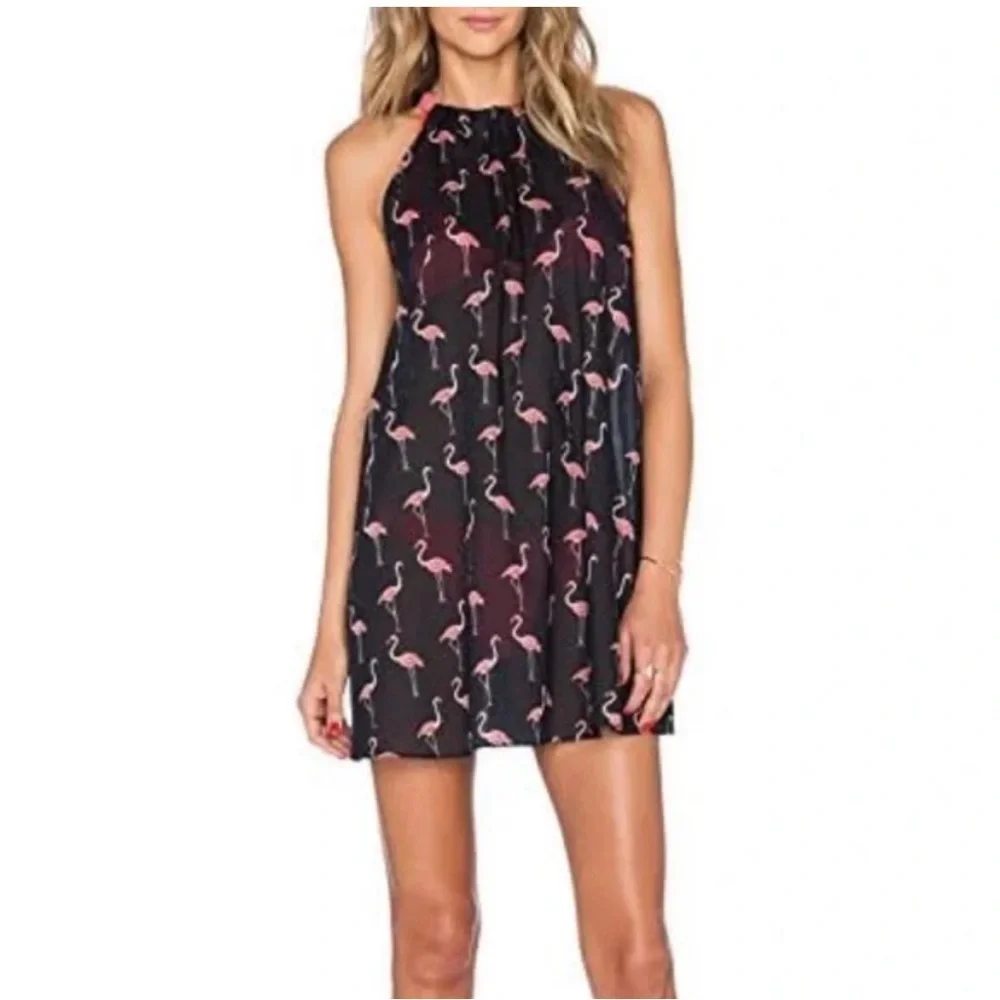 Kate Spade Playa Flamingo Swimsuit Cover Up XS/S - Picture 1 of 7
